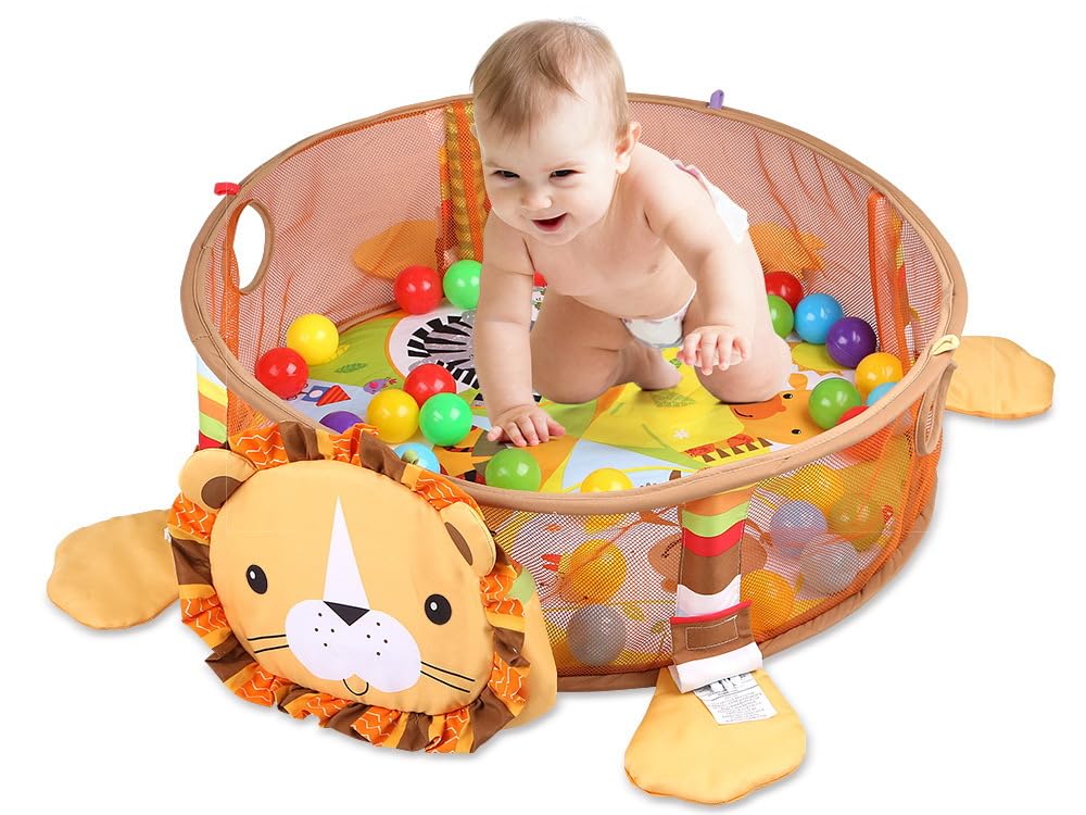 3 in 1 Activity gym and ball pit playmat