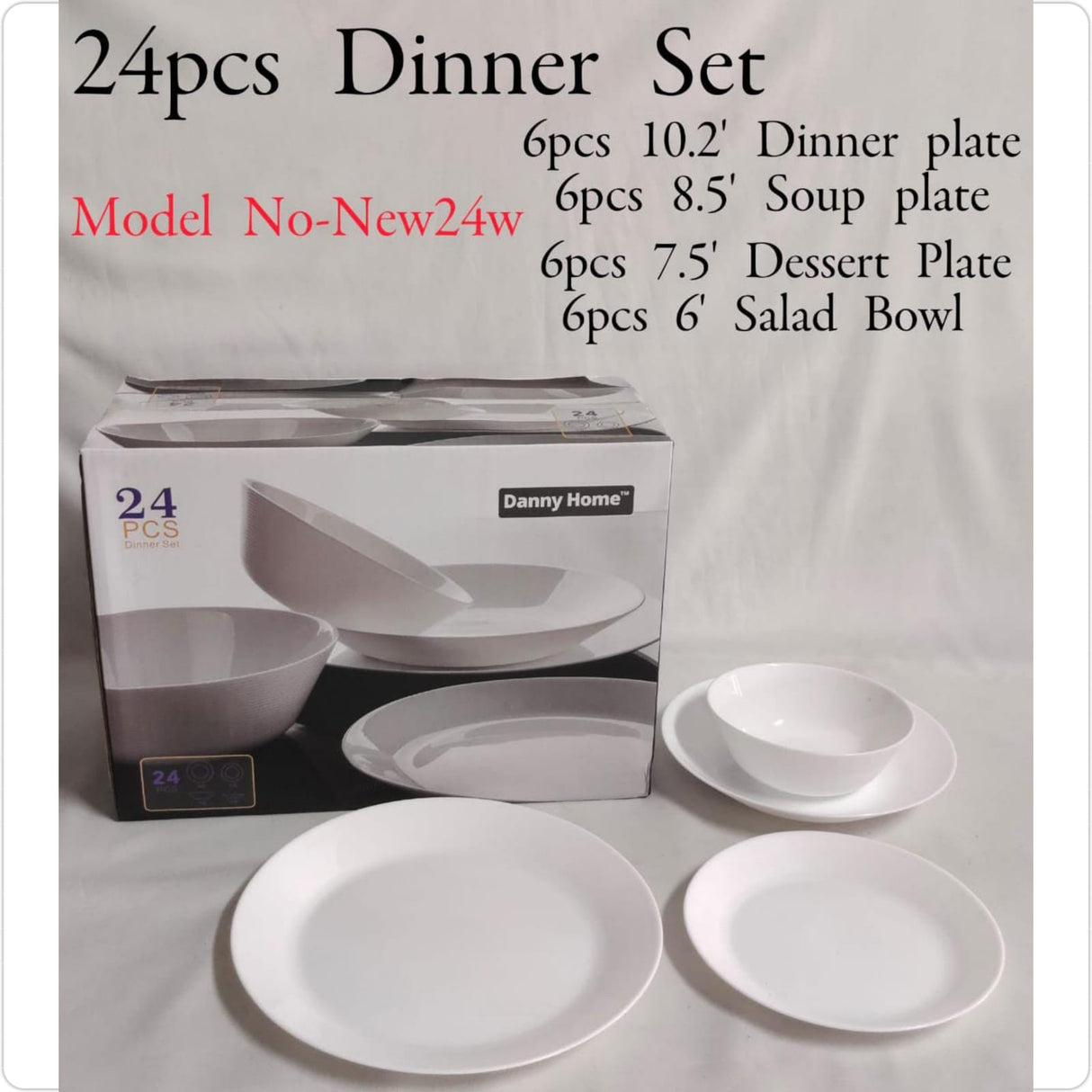 24pcs dinner set