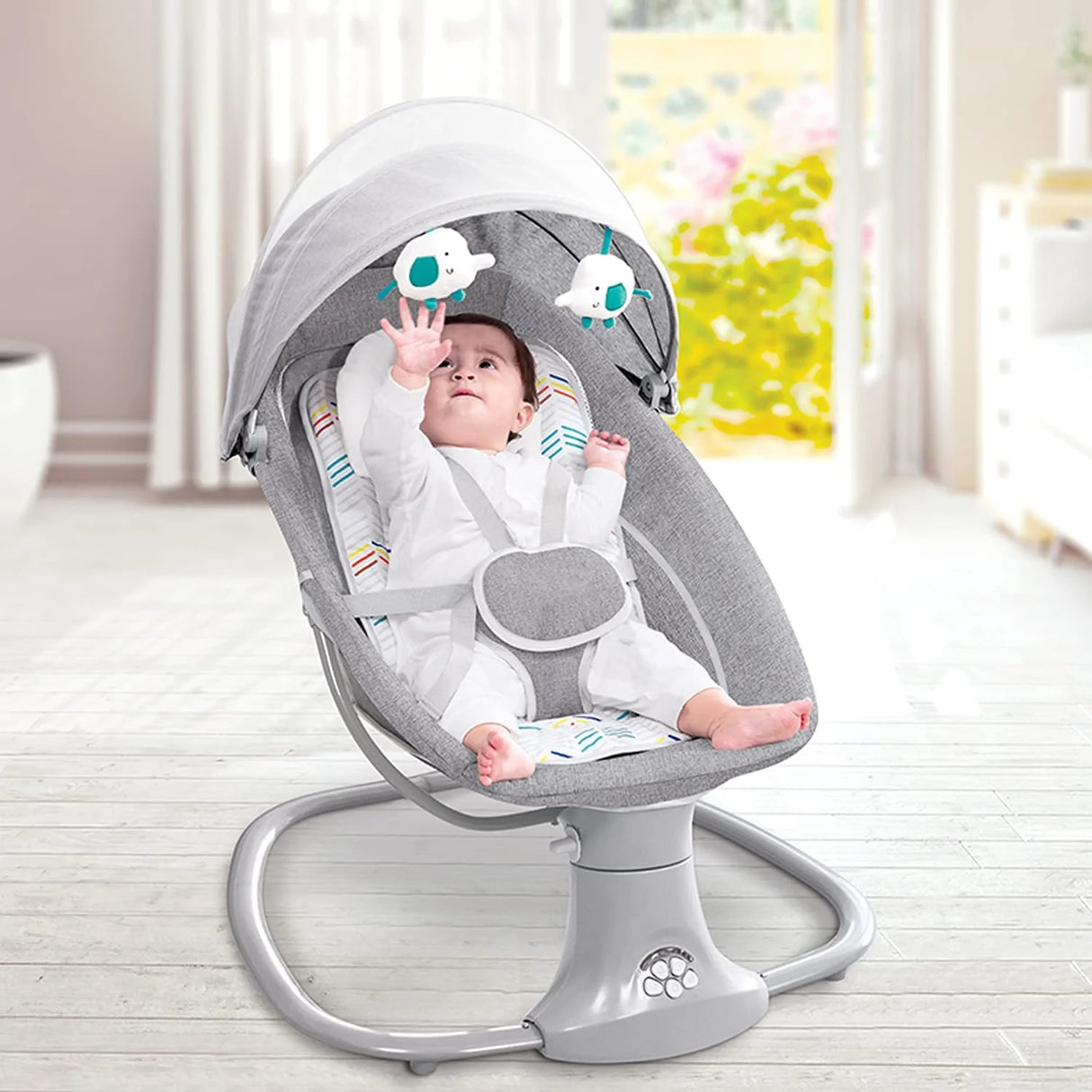 3 in 1 Mastela Deluxe Remote Control Bassinet Electric