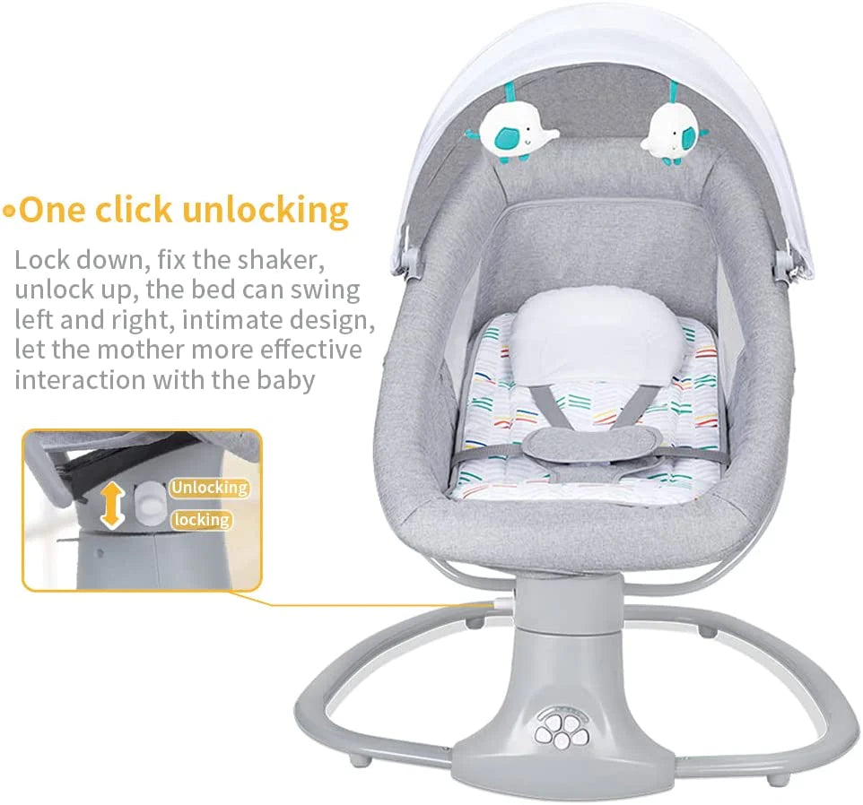 3 in 1 Mastela Deluxe Remote Control Bassinet Electric