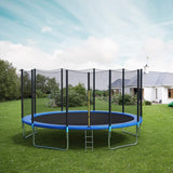 Trampoline with Enclosure Net & Safety Pad Kids Adults Jumping Mat (12 Feet)