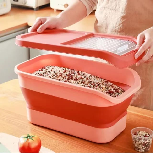 14 litres Collapsible Cereals Rice Storage Container