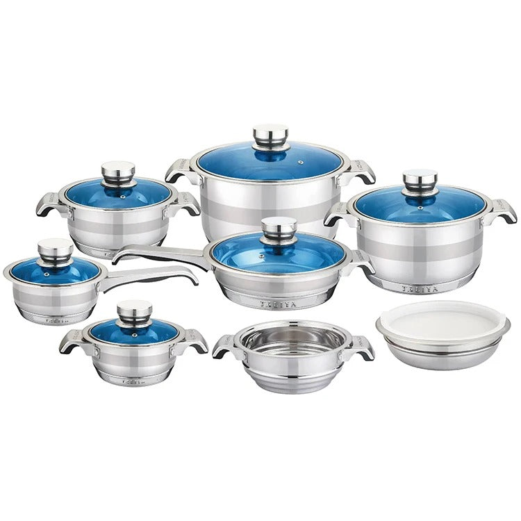 N&M 110pcs Heavy Duty Germany Cookware Set