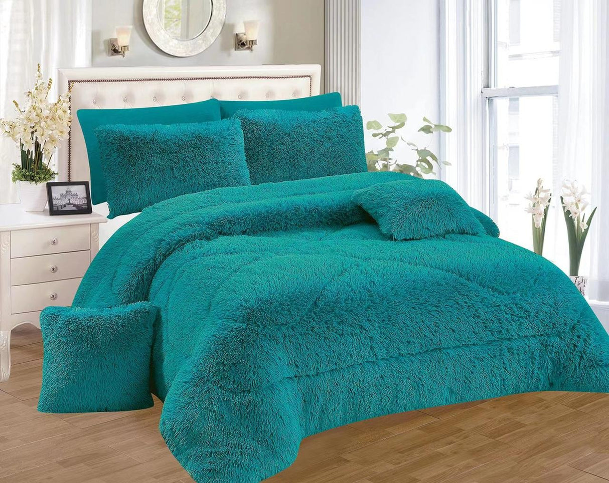 Luxury Winter Warm Thicken Mink Fleece Duvet Set