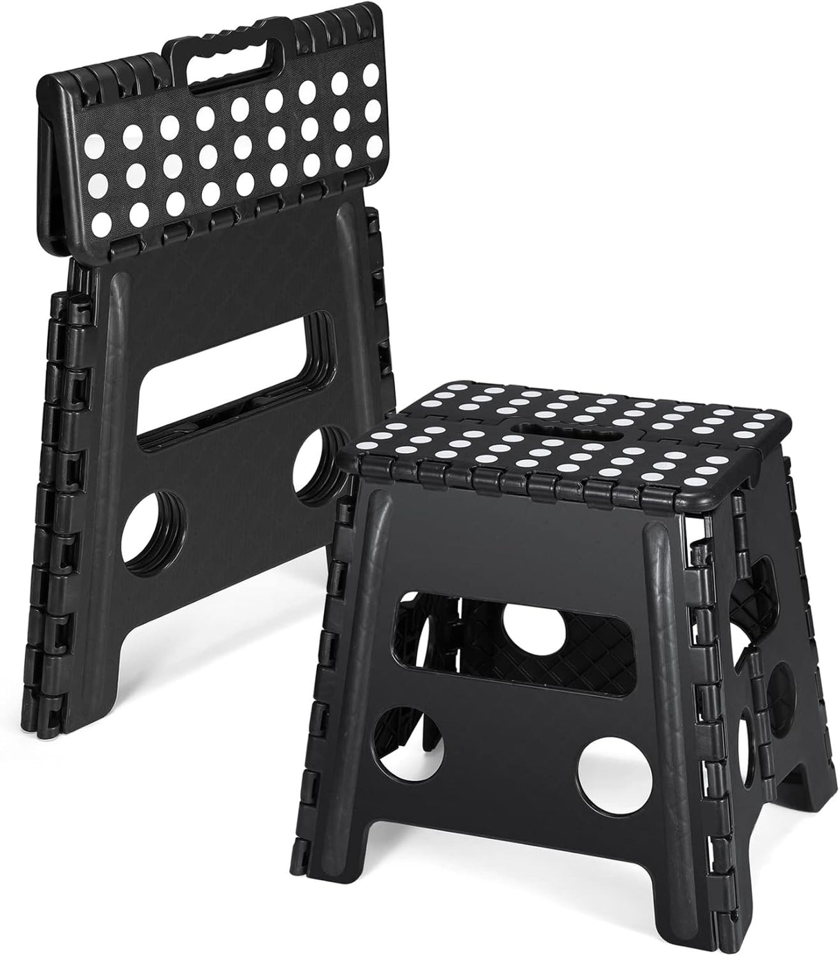 Folding Step Stool Foldable for Adults and Kids Heavy Duty Stepping Stool with Handle