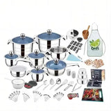 N&M 110pcs Heavy Duty Germany Cookware Set