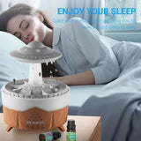 Aroma Humidifier Raindrop Humidifier with Colorful Lights