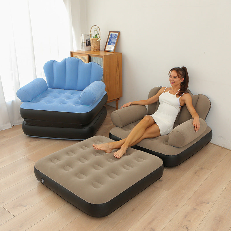 Inflatable Couch, 5 in 1 Double Layer Inflatable Sofa Bed