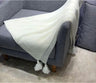 Knitted Throw Blanket with Tassel Knit Blanket for Couch Chair Bed