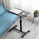 Movable Portable Adjustable Height Laptop Computer Desk Table  Home Office Bed Tray Bed Table Lazy Bedside Table