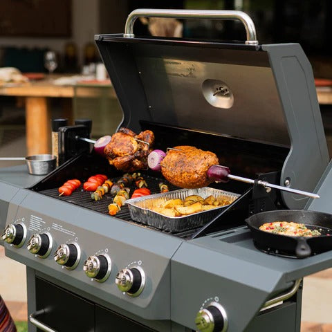 Onyx Series 5 Burner Patio Gas Braai Outdoor Grill Choma Burner