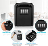 Weatherproof Wall-mounted Key Lock Box Safe