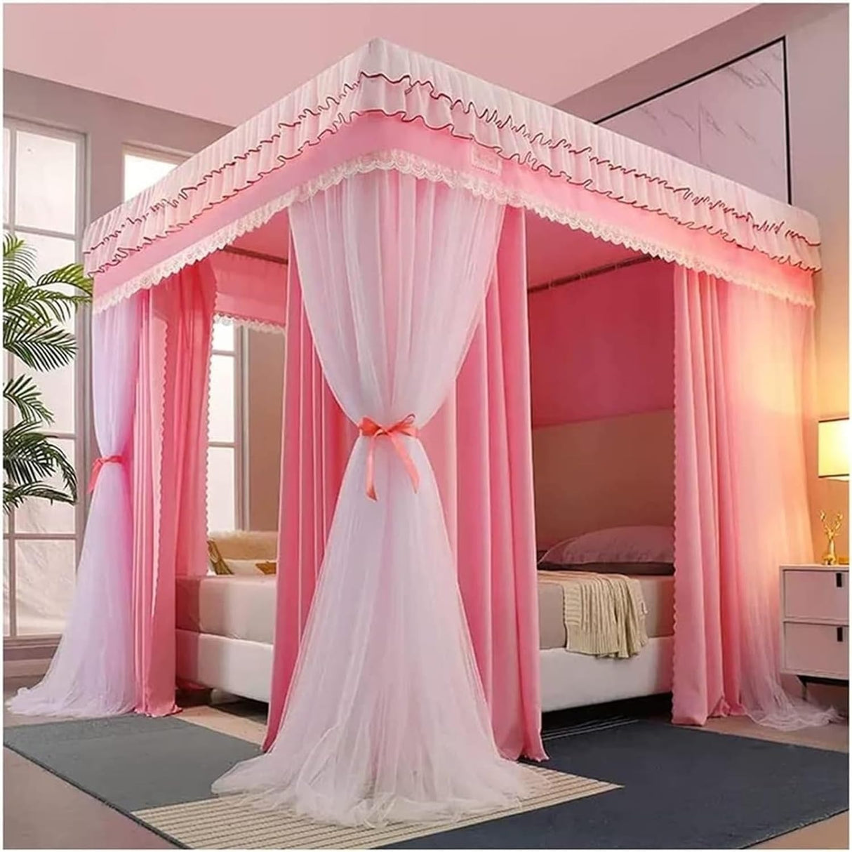 Luxury Square Canopy Double-layer Mosquito Net