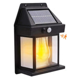 Solar Motion Sensor Led Retro Wall Outdoor Light Garden Lamp Outdoor Led Solar Security Light For Garden