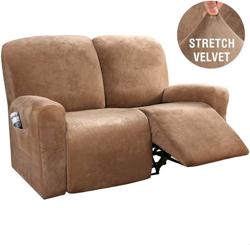 Recliner Sofa Covers Velvet Stretch Reclining Couch Covers