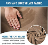 Recliner Sofa Covers Velvet Stretch Reclining Couch Covers