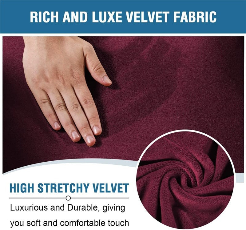 Copy of Recliner Velvet Reclining Sofa Slipcovers