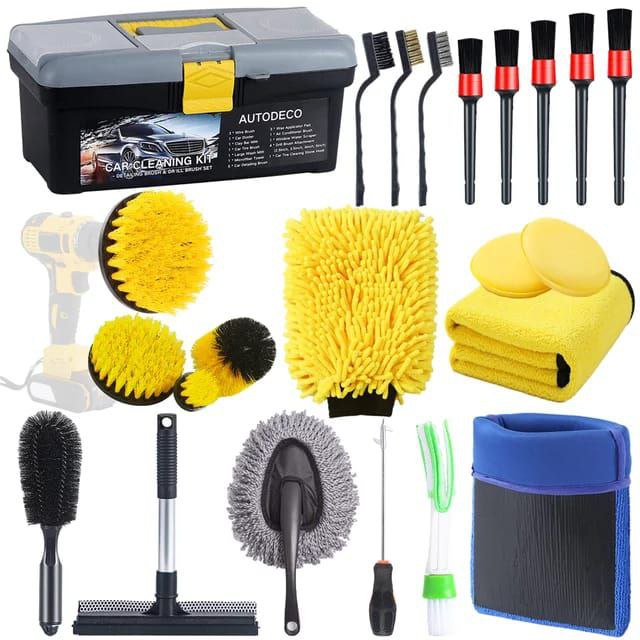 25 Pieces Car Cleaning Tool Kit Detailing Kit