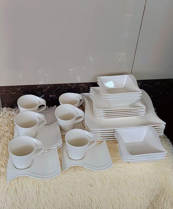 30 PCS WAVY DINNER SETS