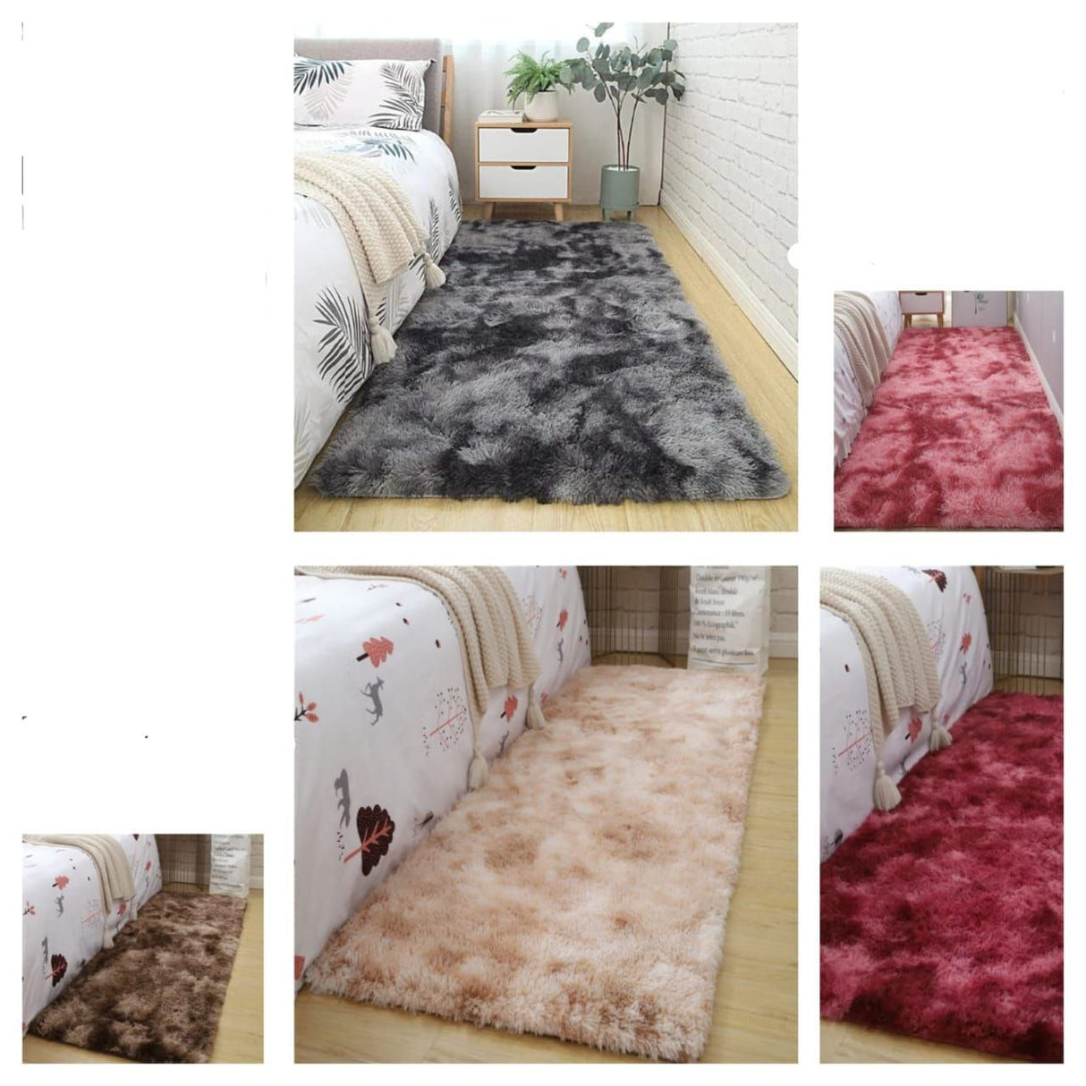 WARM SOFT BEDSIDE FLUFFY MATS