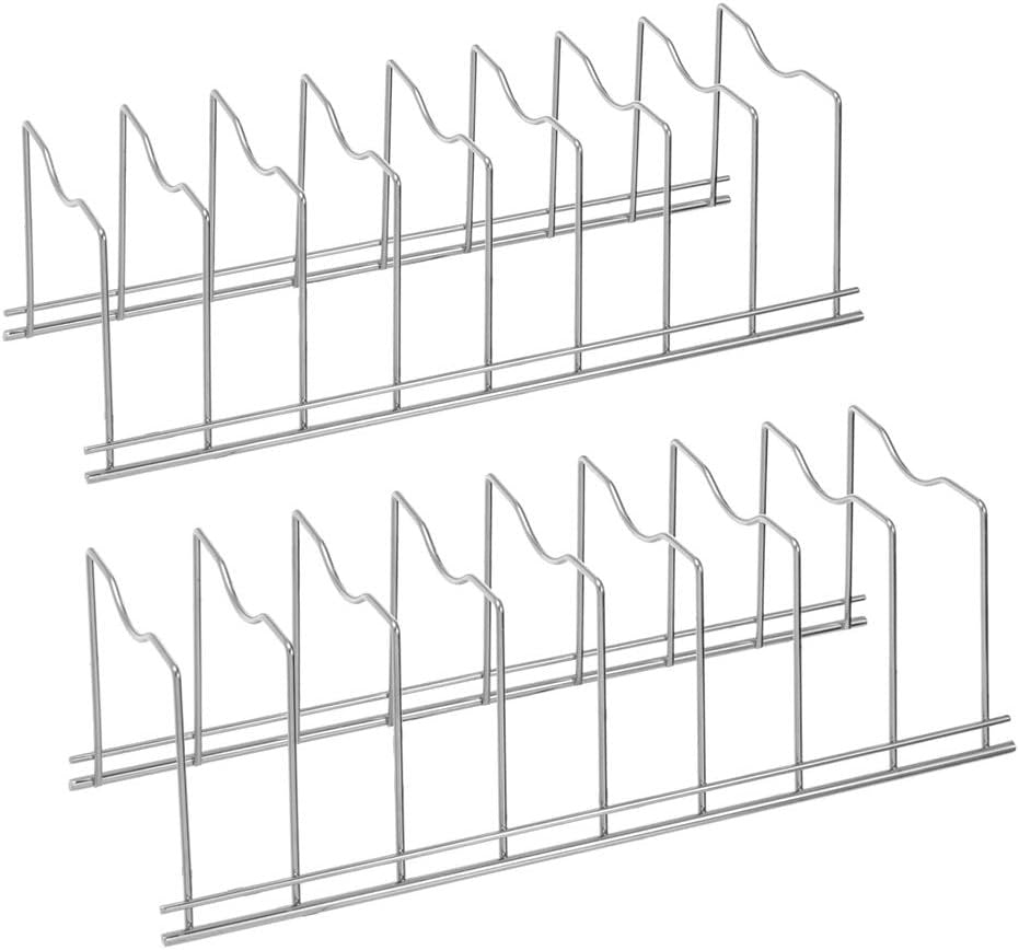 Pot Lid Holder Rack Organizer Plate Rack Holder