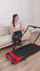 Under Desk Treadmill 2 in 1 Folding  Electric Walking Pad Running Treadmill Machine Portable for Home Gym Office Fitness Small Apartment Compact Lightweight