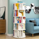 Rotating bookshelf