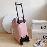 Travel Suitcase Trolley Bag with Wheels Large Capacity Luggage Duffel Bag