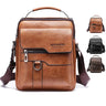 Messenger Bag Men's Retro Leather Shoulder Bag Cross Body Bag