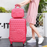 2 in 1 Suitcase Bag Trolley Travel Bag