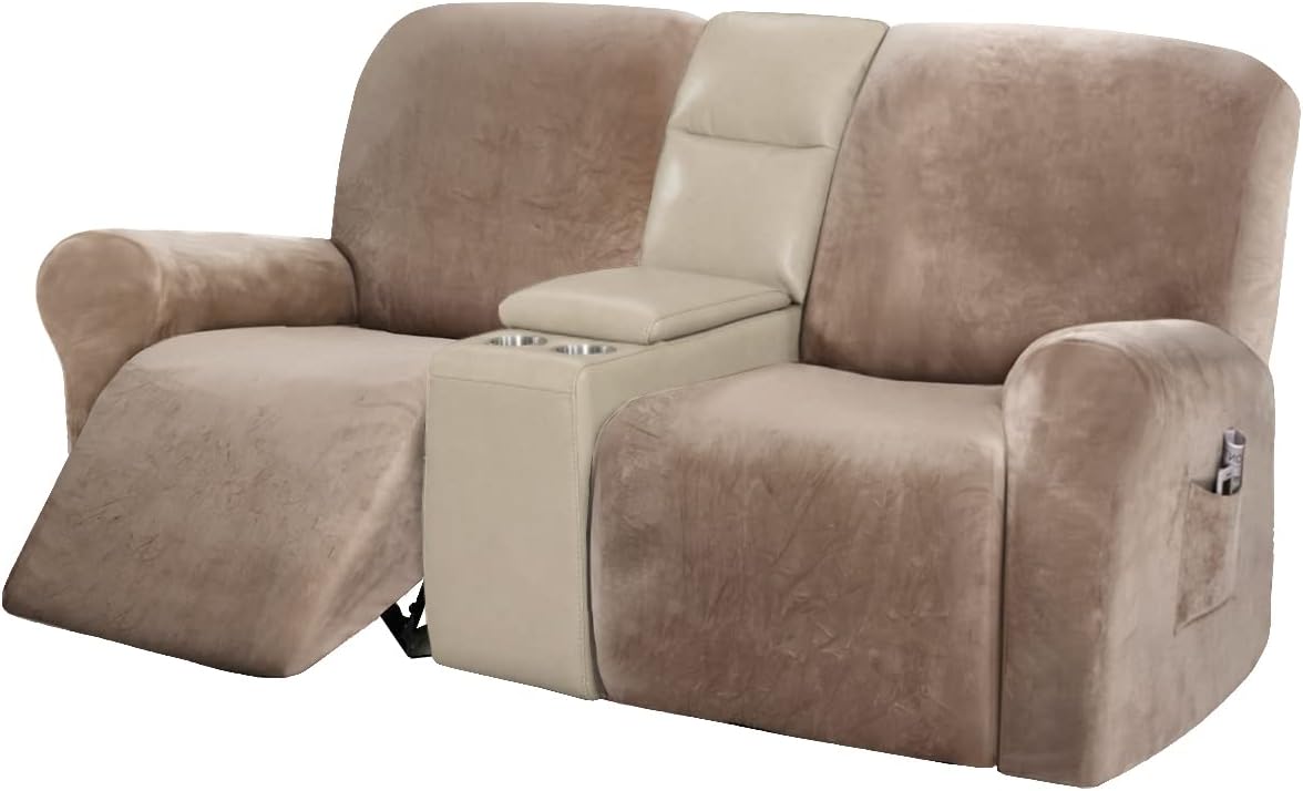 Velvet Recliner Sofa Covers Stretch Reclining Couch Covers