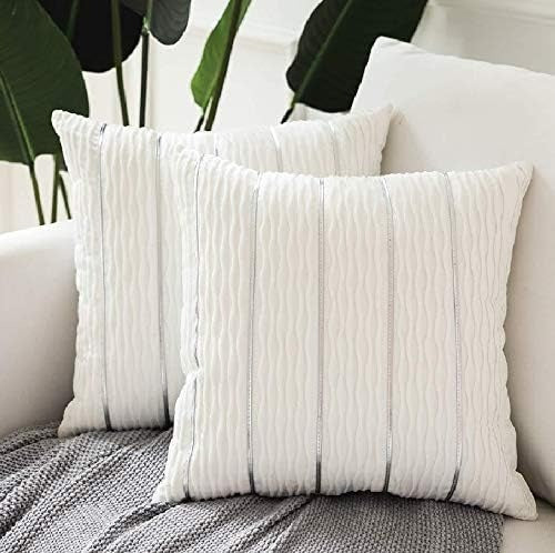 Luxury Simple Stripe Wrinkle Pillowcase/pillowcover