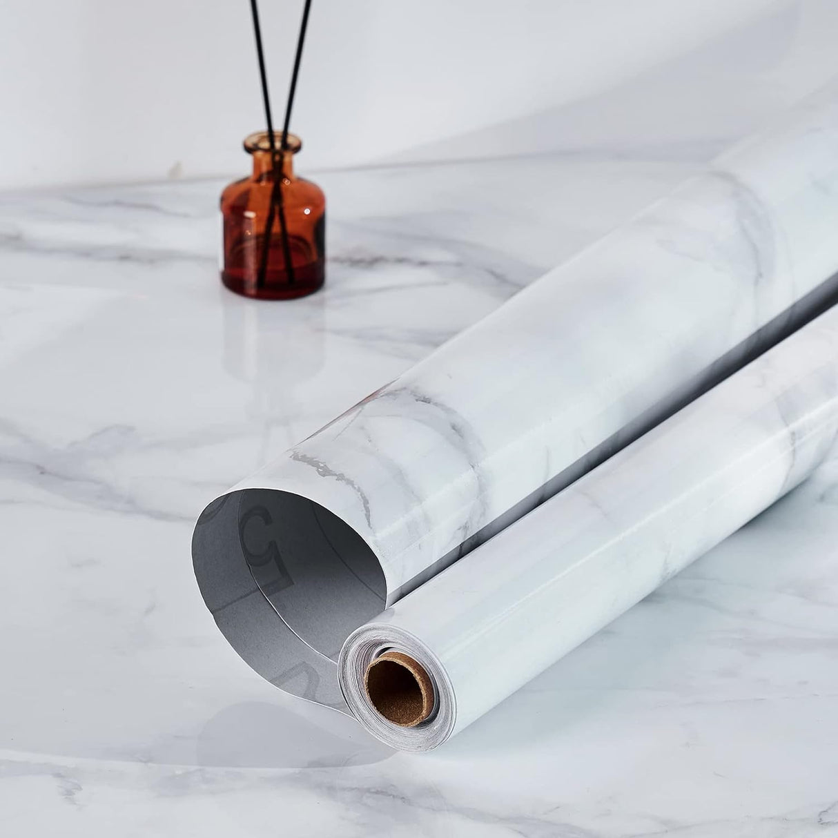 Marble Contact Paper Peel and Stick Wallpaper Contact Paper for Countertops 50*600cm