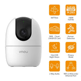 IMOU 360° 1080P Full HD Security CCTV Camera, Human Detection With Motion Tracking