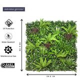 Artificial Wall Grass for Home & office Decoration-(1 pc), 100 x 100cm Vertical Garden Wall Panel