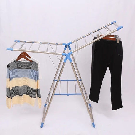 Portable Steel Clothes Hanger Clothes Drying Rack