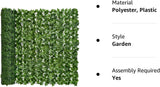 Artificial Ivy Privacy Fence Wall Screen, 1M X3M Hedges Fence and Faux Leaf Decoration for Outdoor Garden Decor