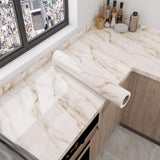 Marble Contact Paper Peel and Stick Wallpaper Contact Paper for Countertops 50*600cm