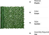 Artificial Ivy Privacy Fence Wall Screen, 1M X3M Hedges Fence and Faux Leaf Decoration for Outdoor Garden Decor