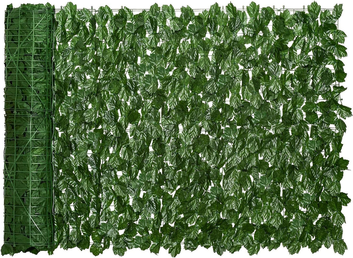 Artificial Ivy Privacy Fence Wall Screen, 1M X3M Hedges Fence and Faux Leaf Decoration for Outdoor Garden Decor