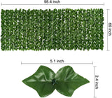 Artificial Ivy Privacy Fence Wall Screen, 1M X3M Hedges Fence and Faux Leaf Decoration for Outdoor Garden Decor