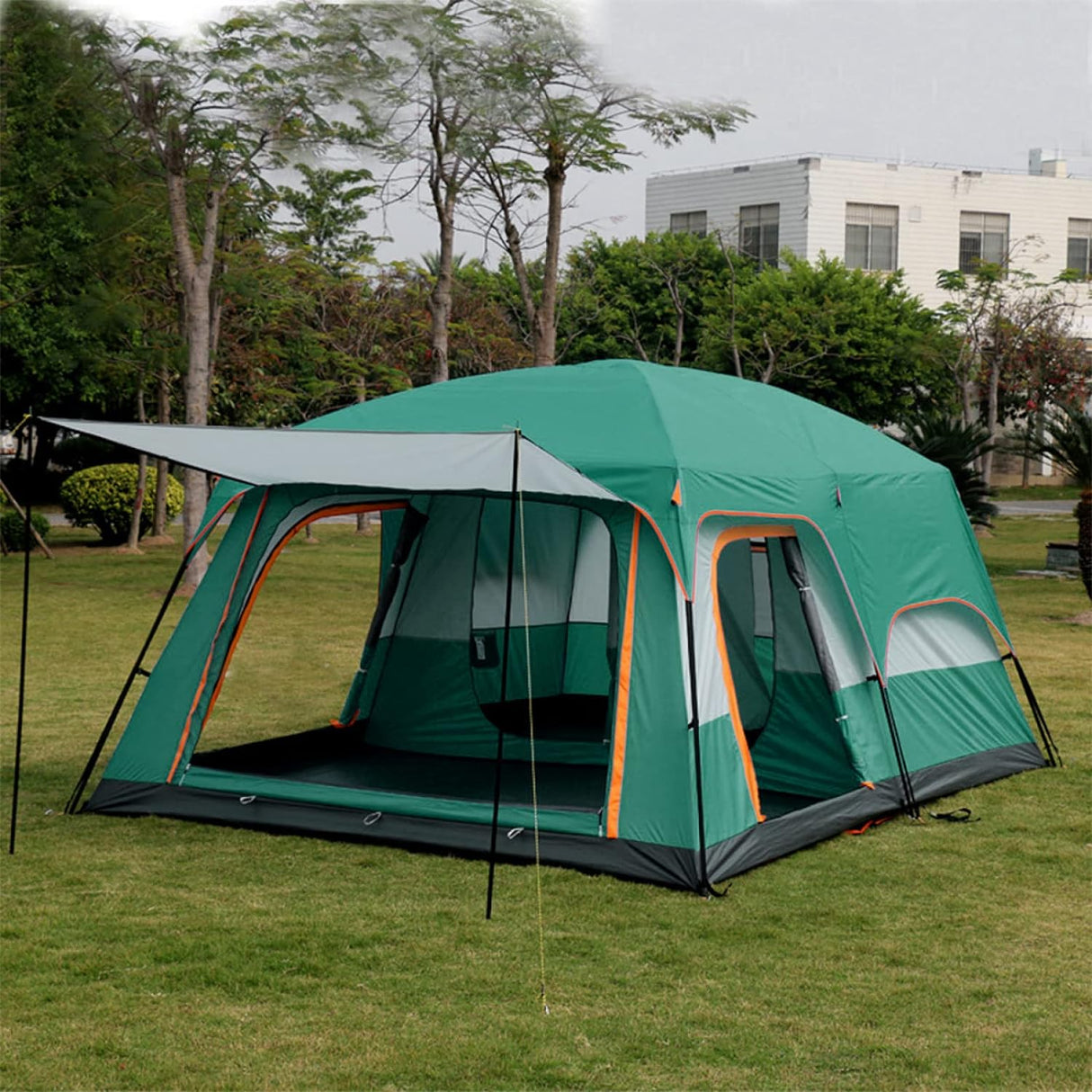 Tent for Camping 5 to 12 Persons Waterproof Camping Tent with 2 Rooms