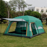 Tent for Camping 5 to 12 Persons Waterproof Camping Tent with 2 Rooms