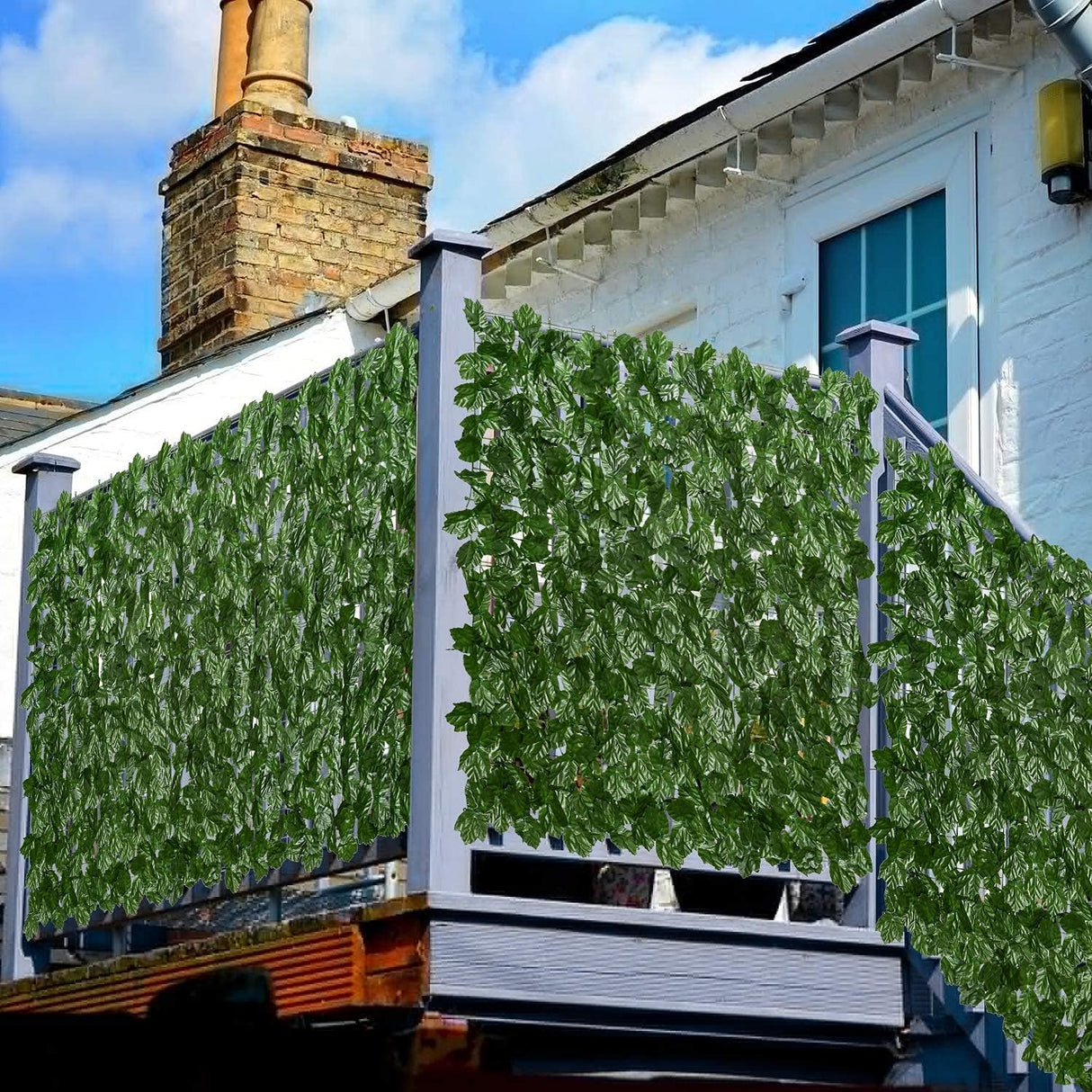 Artificial Ivy Privacy Fence Wall Screen, 1M X3M Hedges Fence and Faux Leaf Decoration for Outdoor Garden Decor