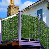 Artificial Ivy Privacy Fence Wall Screen, 1M X3M Hedges Fence and Faux Leaf Decoration for Outdoor Garden Decor