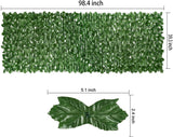 Artificial Ivy Privacy Fence Wall Screen, 1M X3M Hedges Fence and Faux Leaf Decoration for Outdoor Garden Decor