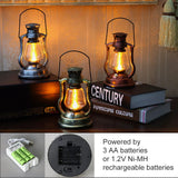 Ramadan Lantern Solar Battery Rechargeable Camping Light LED Outdoor Lighting Candle Flame Tent Lantern Lamp Camping Supplies