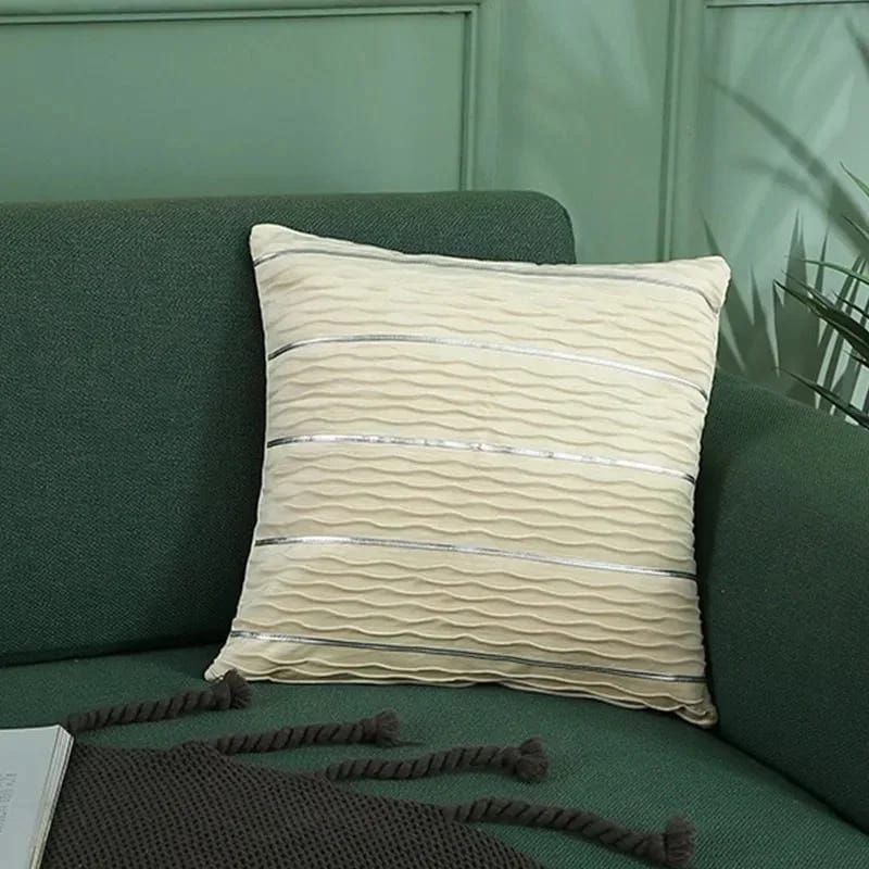 Luxury Simple Stripe Wrinkle Pillowcase/pillowcover