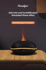 7 Color Flame Aroma Diffuser 200ml Fire Flame Humidifier