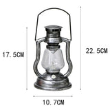 Retro Kerosene Lamp Vintage Rechargeable Solar LED Lantern Lawn Night Light for Home Garden Camping Decoration Christmas Light